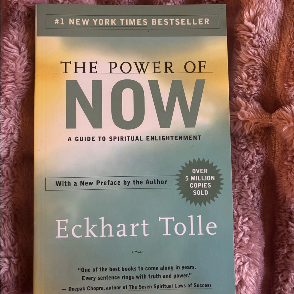 The Power of Now by Eckhart Tolle - Green Gradient Paperback